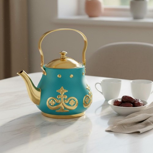 Türkische kaffeekanne goldene - türkische,