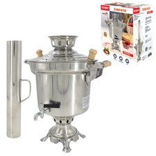 Holzkohle samowar edelstahl - 5l,