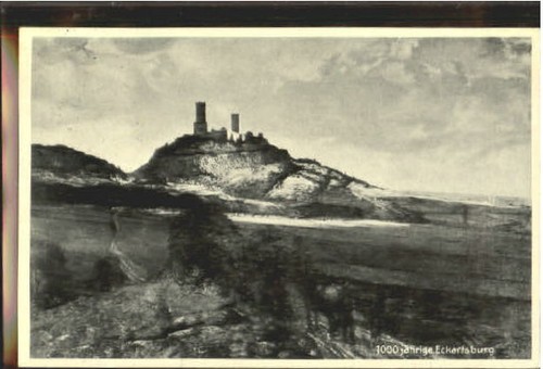 Eckartsberga burg 1934 - burg,