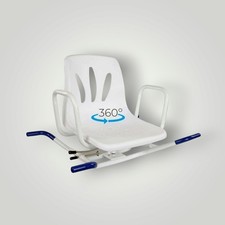 Mobiclinic drehbarer Badewannensitz 360° mit Armlehnen & Rückenlehne Senioren