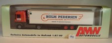 AWM 1/87 Renault Sattelzug Koffer Holm Pedersen Hvalpsund Dänemark OVP #998