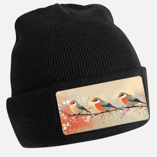 Schwarze beanie mütze - schwarze, mit
