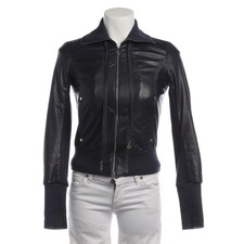 Lederjacke Patrizia Pepe Blau