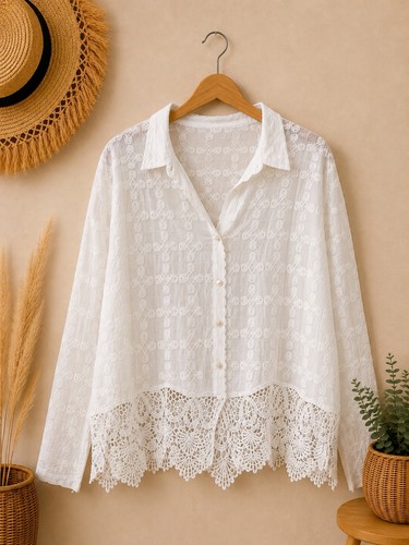 Boho bluse weiß - boho,