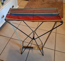 DDR Anglerhocker OVP  klappbar Klappstuhl Camping  Hocker Zelt Angeln Fischen