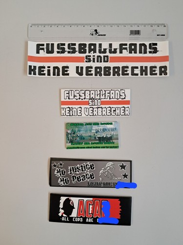 P01 aufkleber 50stk ultras - aufkleber,