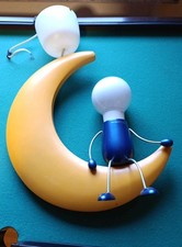 Mann Im Mond Lampe  Kinderzimmer