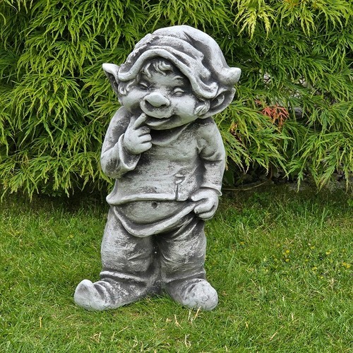 Steinfigur troll wichtel - steinfigur,