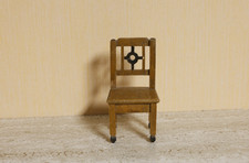 Alter Küchenstuhl Stuhl für große Puppenstube Puppenhaus Holz antik