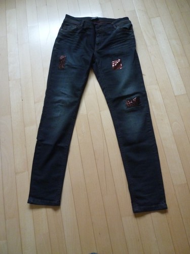 Jeans damehose braun blue fire - jeans,