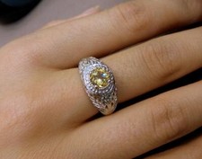 14k Weiss Gold Natürlich