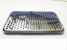 Tropfblech Tropfschale 404 x 210 x 21 mm für Zapfanlage  EDELSTAHL  Abtropfblech
