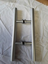 Dorma Manet Griffstangenpaar 350 mm, NEU, Aluminium EV1, für 8, 10 u 12 mm Glas 