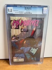 Ms. Marvel #1 CGC 9.8 - Pichelli Variant- Marvel - Wilson/ Miyazawa/ Alphona