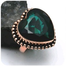 Apatit ring reines kupfer - ring,