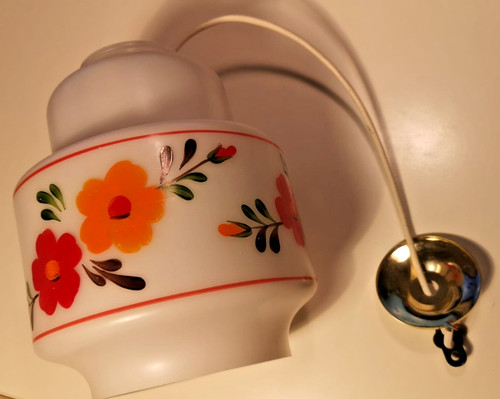 Vintage ddr hängelampe - vintage,