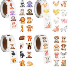 2000 Tier Aufkleber Runde 25cm