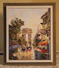 Ölgemälde Paris Arc de