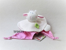 HABA Schaf ? Cotti rosa weiß pure nature kbA Lamm Schmusetuch Kuscheltuc (T136)