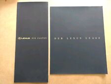 LEXUS LS 400 Prospekt 8.1991 + Preisliste
