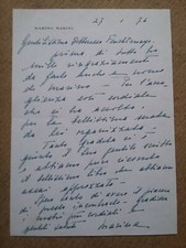 Marino MARINI: Autograph