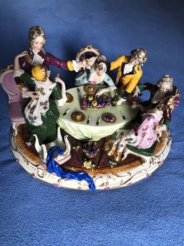 Porzellan figuren gruppe - porzellan,