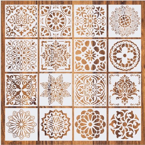 Mandala schablone set kinder - set,