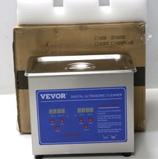 VEVOR Ultrasonic Ultraschallreiniger 3,2 L Reiniger, Schmuck, Silber