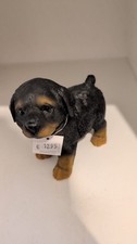 Rottweiler Welpe Figur schwarz