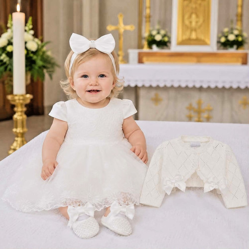 Taufkleid 62 68 74 - 56,