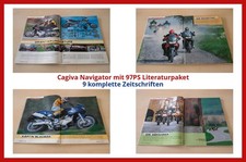 Cagiva Navigator mit 97PS Literaturpaket - 9 komplette Zeitschriften