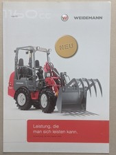 WEIDEMANN 1160 CC Hoftrac Radlader Prospekt Traktor Schlepper