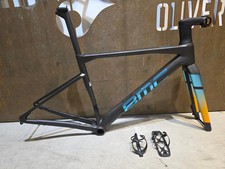 BMC KAIUS 01 GRAVEL RAHMENSET / CARBON BLACK BRUSHED BLUE / 51CM  51CM