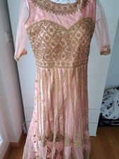 Anarkali, Bollywood kleid, Salwar Kameez Größe M/38-40 Rosa