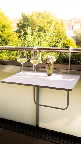 Balkon klapptisch weiß - balkon,