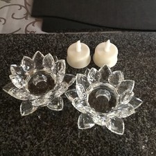 ⭐️ Gläser Set mit LED Kerze Timer mit  Teelichter ⭐️