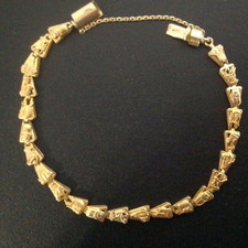 Massiv 750 Gold Armband Ägypten 18 KT echt Gold Kette (k. 333 585 916  999 )