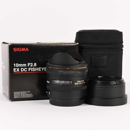 Sigma dc hsm fisheye - 10/2,8,