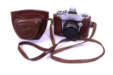 Ihagee Exa IIa 2a SLR Spiegelreflexkamera Meyer Optik Domiplan 2.8/50 Objektiv