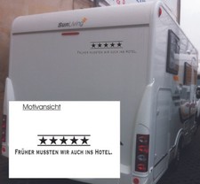 KFZ Aufkleber "Früher mussten