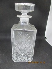 Karaffe Kristallkaraffe Glas Whisky schwer vintage 1,5 kg