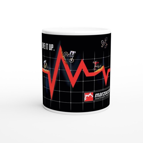 Zocchi white ceramic mug - ceramic,