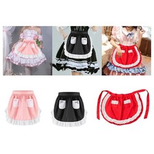 Taillenschürze mit Rüschen