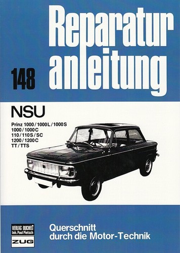 Nsu prinz 1000 - nsu, tt/tts