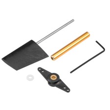 RC Bootsruder Steuerruder mit geradem Servoarm Rudergel Ruderblattstärke 7mm