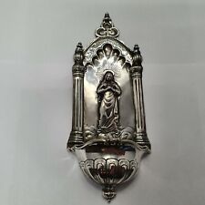 wunderschönes Weihwasserbecken Silber 800 punziert Handarbeit #5