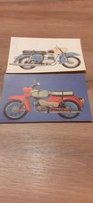 DDR Technikus Sammelbilder 1968 Simson Sperber und 1968 MZ ES 250/2