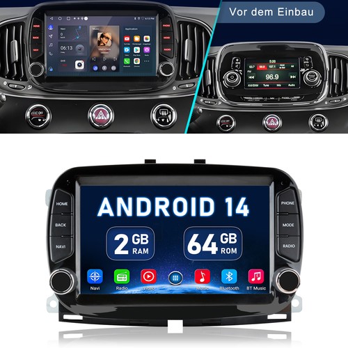 Für fiat 500 - 500, 2016-2019