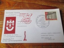 MÜNCHEN DEUTSCHES MUSEUM VERSUCHSGEL:SAHLENBURG TR 11 HERM:OBERTH GES: HAMBURG