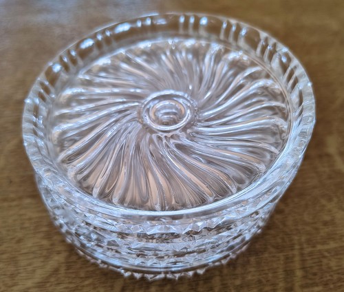 Vintage glas untersetzer - 4, /